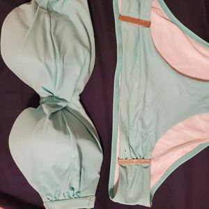 Vs strapless bikini mint color